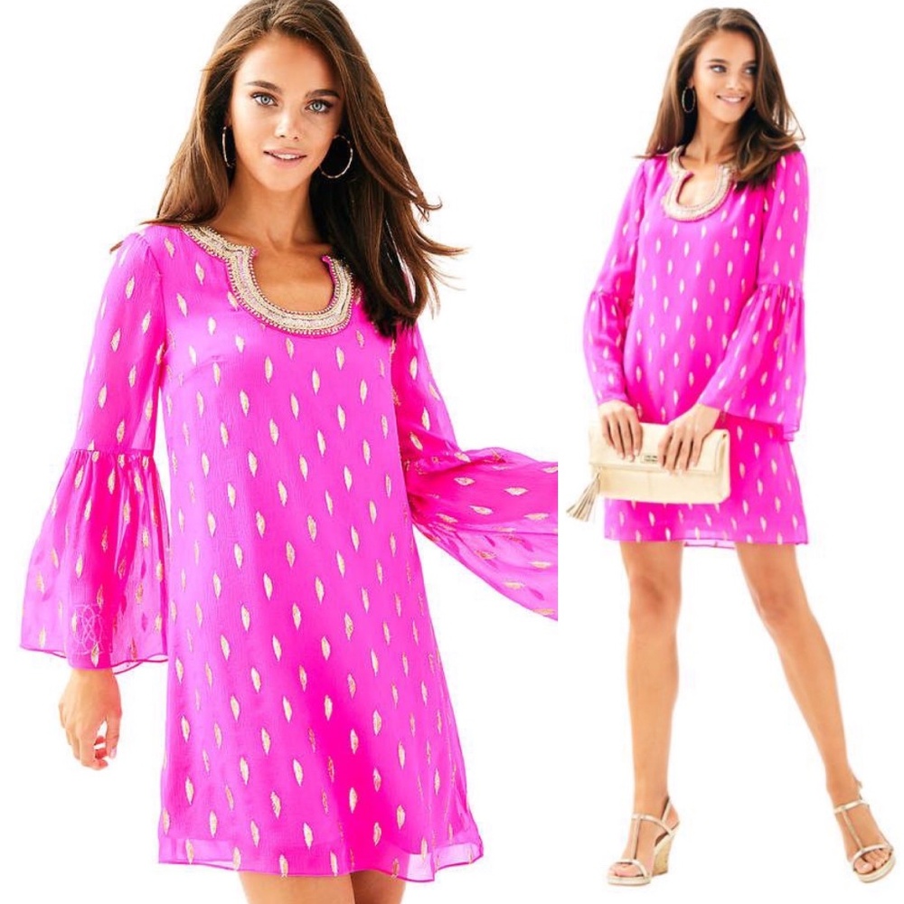 🌟 Amory Silk Dress - Raz Berry 🌟 Dress 🌟